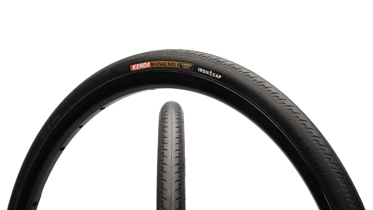 25 x 1 (25-559) Black Kenda Kontender Sports Wheelchair Tire (Each)