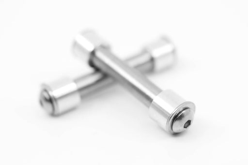 RWC Dual Arm Fork Replacement Axles and Spacers (Pair)