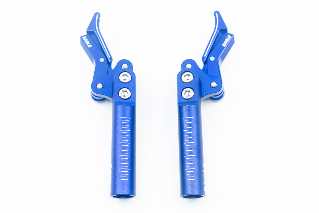 Eagle All Aluminum Anodized Scissor Brakes, Good bye plastic, hello durable metal.