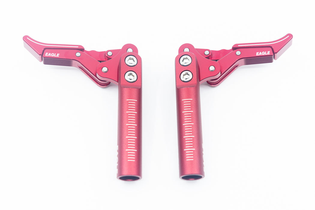 Eagle All Aluminum Anodized Scissor Brakes, Good bye plastic, hello durable metal.