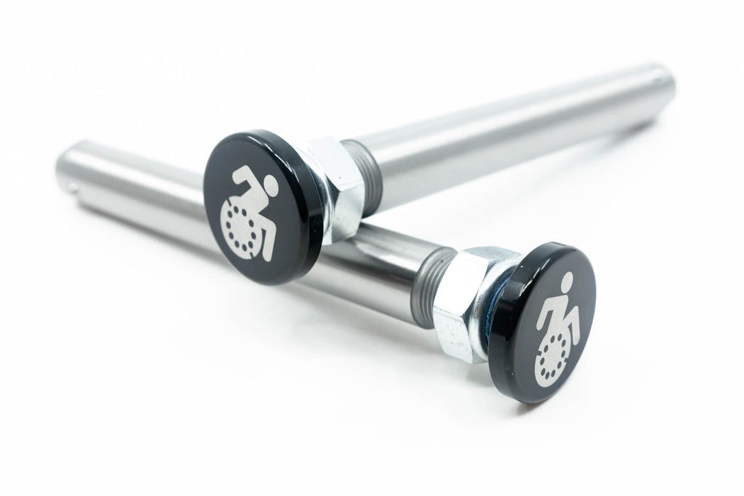 RWC 4-1/4" Big Button 5/8" Wheelchair Quick Release Axle (Pair)