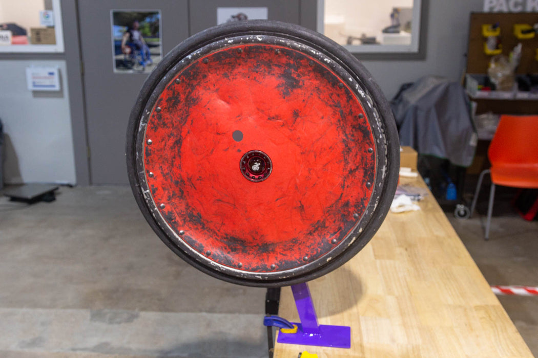 Wheelchair Wheel Truing Stand for 1/2" & 5/8" Wheelchair Axles