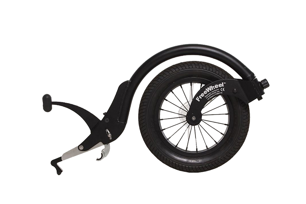 Freewheel Wheelchair Attachment in Black
