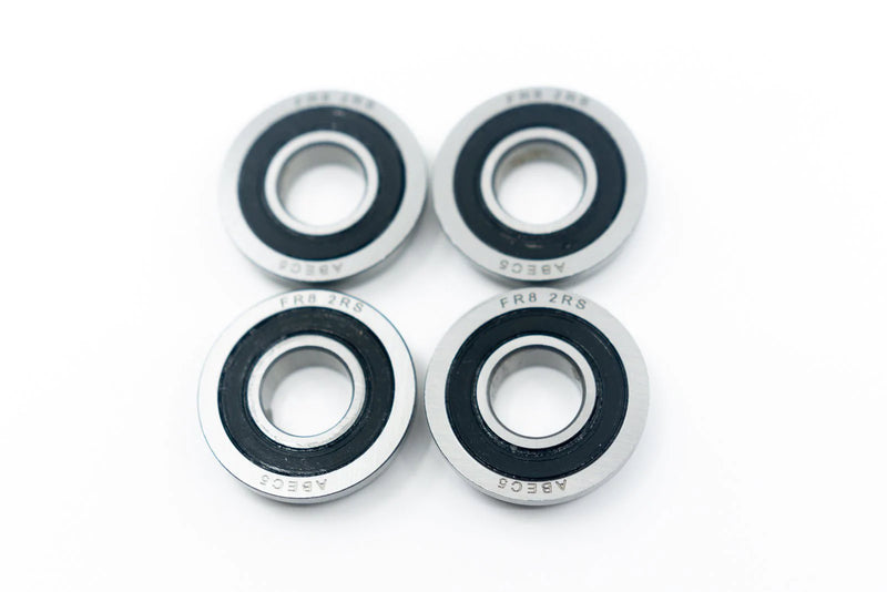 Fork Wheelchair Bearings High Performance Flanged R8 (FR8) 1/2" ABEC-5 1/2x1-1/8x.3125" (4-Pack)