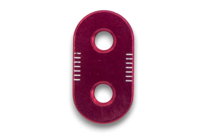 Red Replacement Slider Nut for Reckless Micro Adjust Scissor Brakes