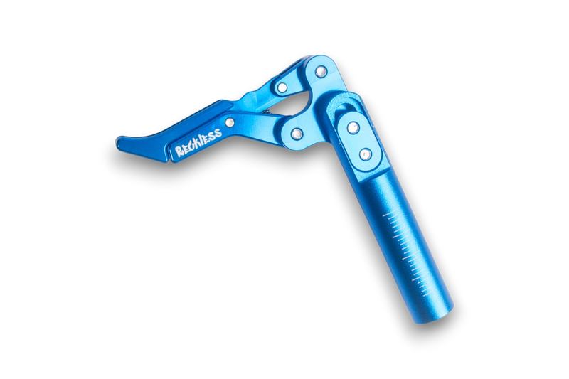 All Aluminum Reckless Wheelchairs Scissor Brakes With Micro-Adjust (Pair) Blue