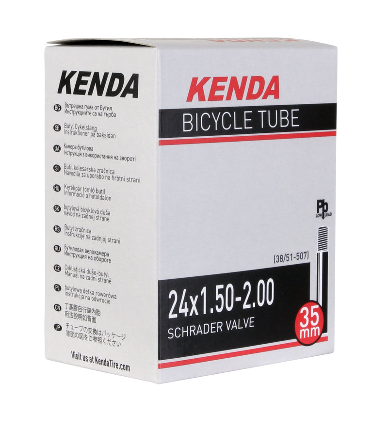 22" x 2 (51-507) Wheelchair Inner Tubes by Kenda (BMX 24x2)