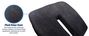 ErgoValue Memory Form Seat Cushion for Tailbone Pain Relief