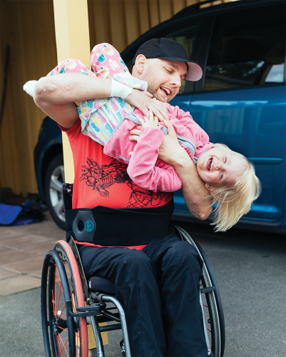 Bodypoint Elastic Strap 6" Tall, 56" Long