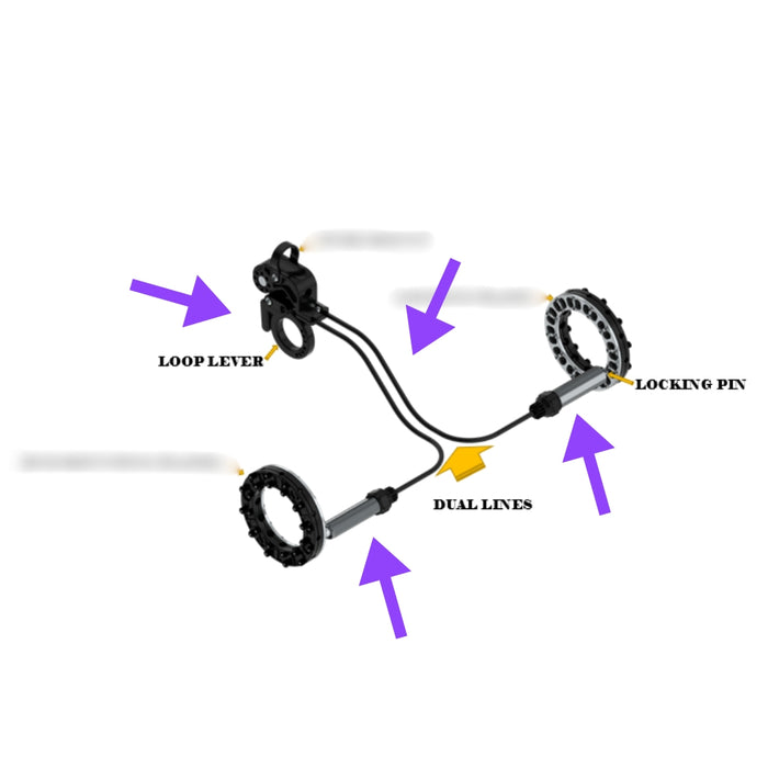 Push Lox Lever Assembly