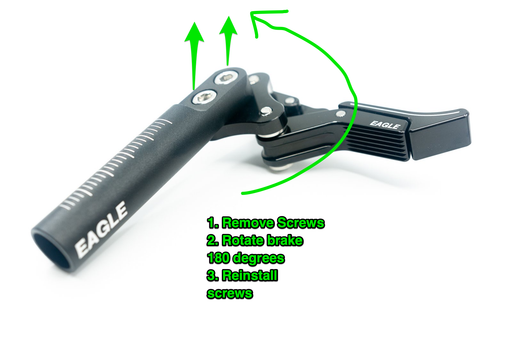 Eagle Scissor Brake Reverse Kit how to image