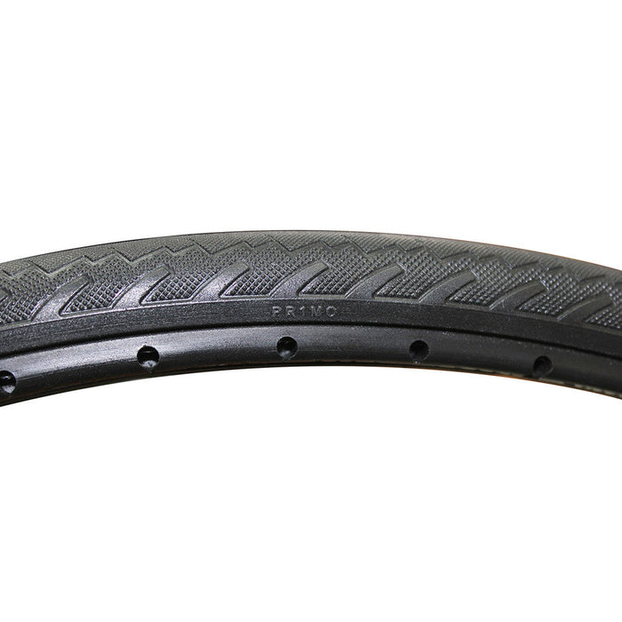 25 x 1 (25-559) Primo Sentinel High Rebound Solid Polyurethane Wheelchair Tire Black (Pair)