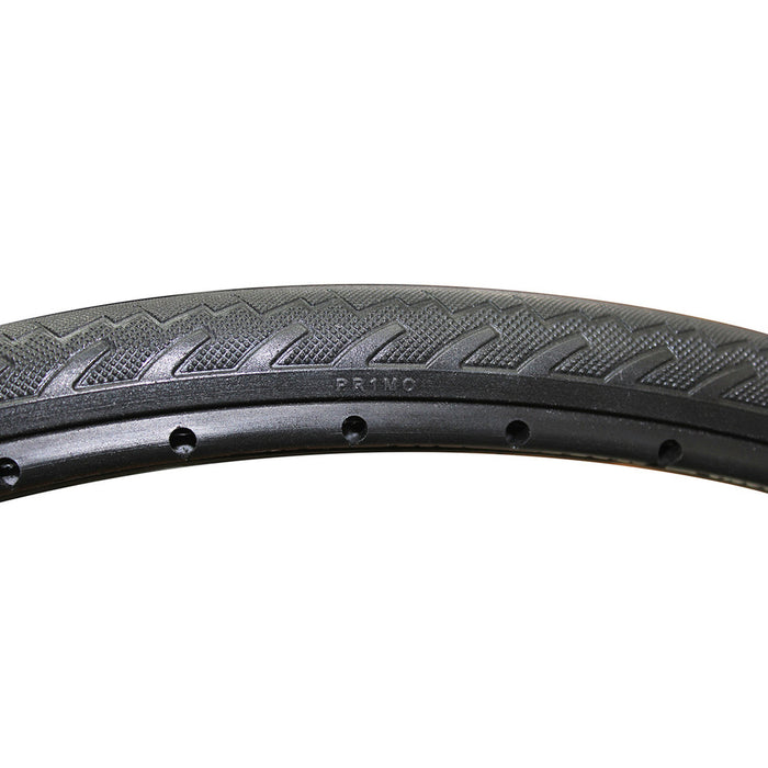 24 x 1 (25-540) (Pair) Primo Sentinel High Rebound Solid Polyurethane Wheelchair Tire Black