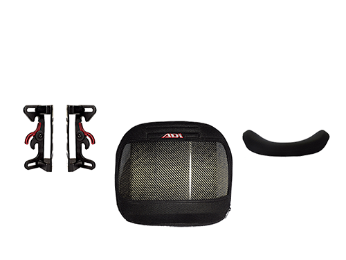 ADI Carbon Fiber Backrest 19 Low Deep Quick Release