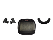 CF Series Back Supports, Lower Height (10in / 25cm), Deep Contour (4in / 100mm), 2-Point Profile Mounting Hardware, Fits Chair Width: 17in/ 43cm (K0108)