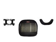 CF Series Back Supports, Lower Height (10in / 25cm), Deep Contour (4in / 100mm), 4-Point Profile Mounting Hardware, Fits Chair Width: 17in/ 43cm (K0108)