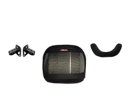 CF Series Back Supports, Lower Height (10in / 25cm), Deep Contour (4in / 100mm), Fixed Elite Mounting Hardware, Fits Chair Width: 17in/ 43cm (K0108)