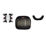 CF Series Back Supports, Lower Height (10in / 25cm), Deep Contour (4in / 100mm), Quick Release Mounting Hardware, Fits Chair Width: 17in/ 43cm (K0108)