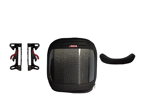 ADI Carbon Fiber Brackrest 13in Medium Active with Quick Release Mount