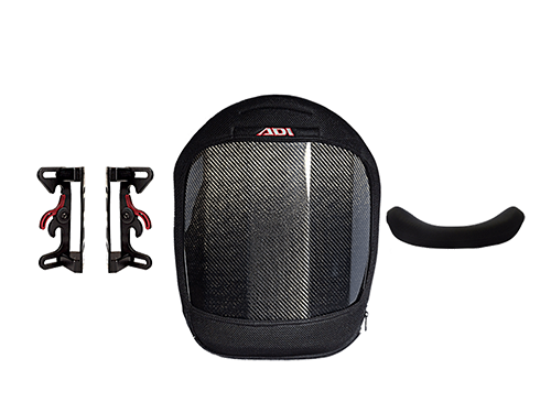 CF Series Back Supports, Standard Height (16in / 41cm), Active Contour (2.5in/ 63.5mm), Quick Release Mounting Hardware, Fits Chair Width: 17in / 43cm, (K0108)