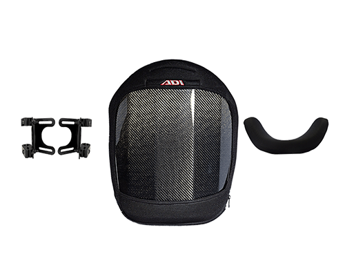 CF Series Back Supports, Standard Height (16in / 41cm), Deep Contour (4in / 100mm), 4-Point Profile Mounting Hardware, Fits Chair Width: 18in/ 45.7cm (K0108)