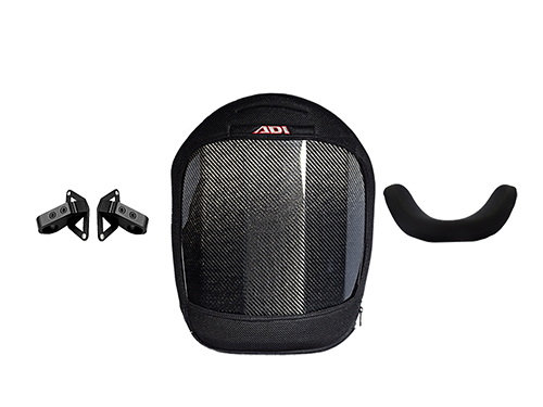 CF Series Back Supports, Standard Height (16in / 41cm), Deep Contour (4in / 100mm), Fixed ELITE Mounting Hardware, Fits Chair Width: 18in/ 45.7cm (K0108)