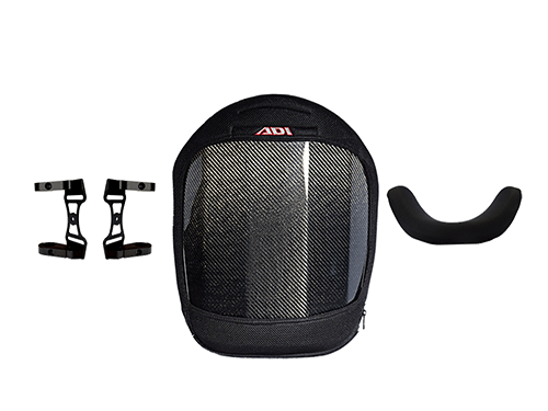 CF Series Back Supports, Standard Height (16in / 41cm), Deep Contour (4in / 100mm), Width Adjustable ELITE Mounting Hardware, Fits Chair Width: 18in/ 45.7cm (K0108)