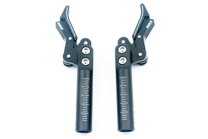 Eagle All Aluminum Anodized Scissor Brakes, Good bye plastic, hello durable metal.