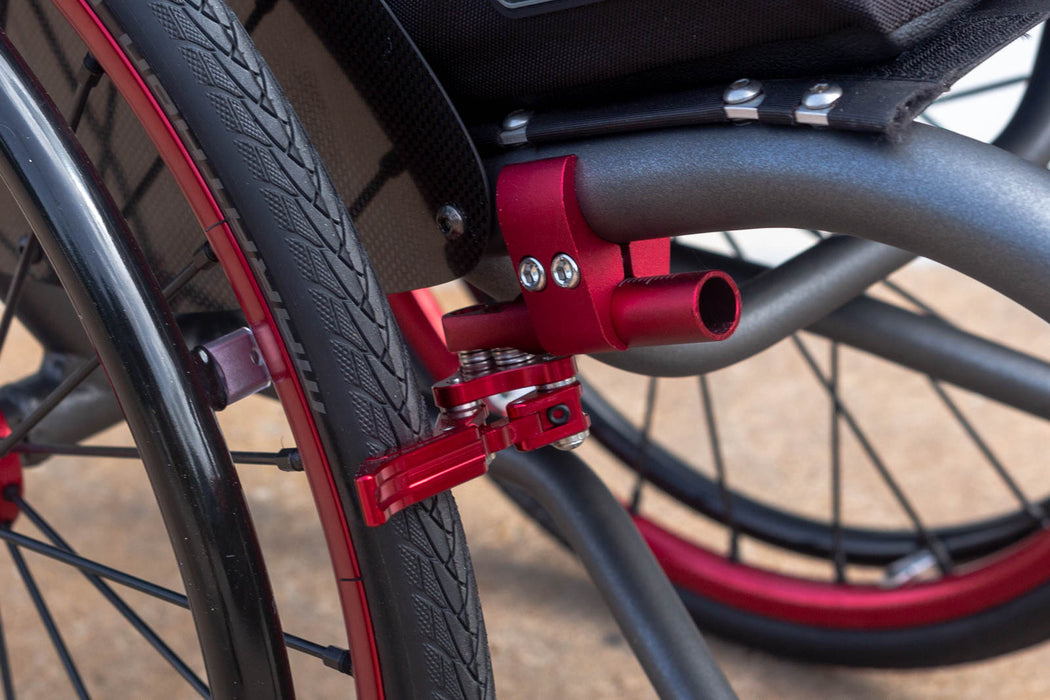 Image of Eagle Wheelchair Brakes with the Eagle Wheelchair Brakes reverse kit intsalled
