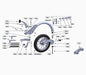 Freewheel Wheelchair Attachment Parts Diagram