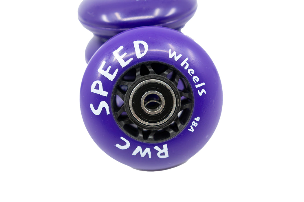 RWC Speed Wheels  (4 Pack) - High-Performance 72mm 98A Wheelchair Rugby and Basketball Casters