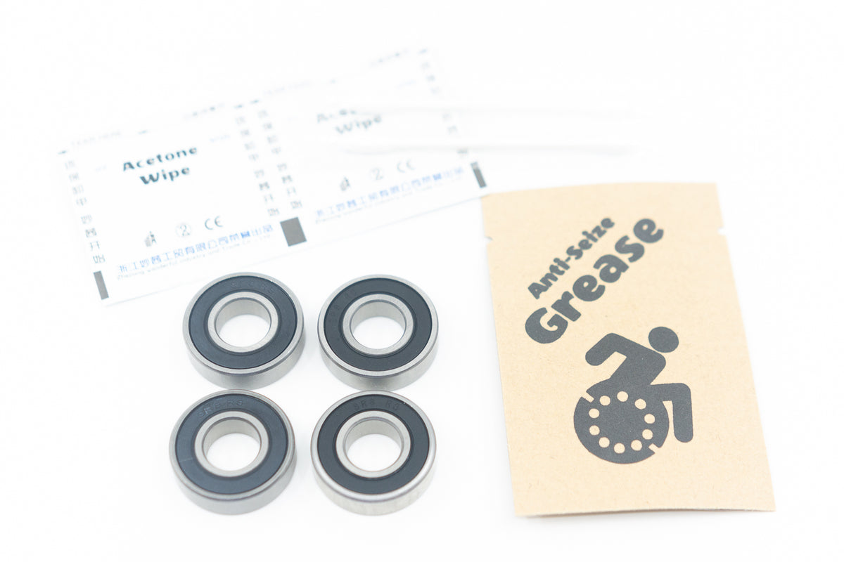 Stainless steel SR8 bearings for shower wheelchairs