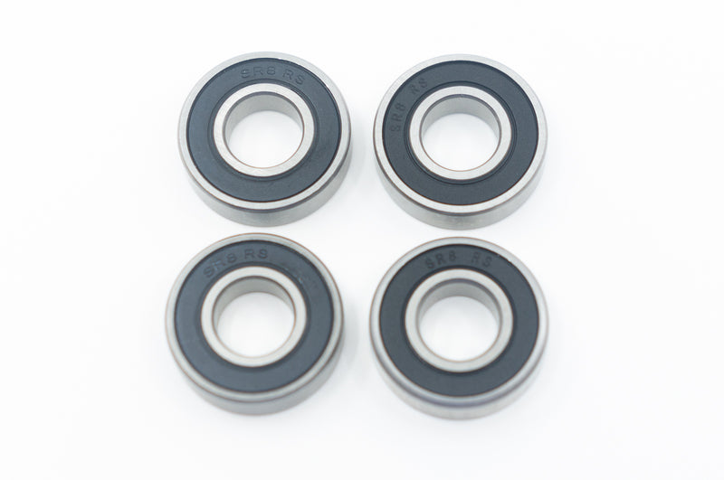 Stainless Steel Shower Wheelchair Bearing SR8 1/2" ABEC-1 1/2x1-1/8x.3125" (4-Pack)