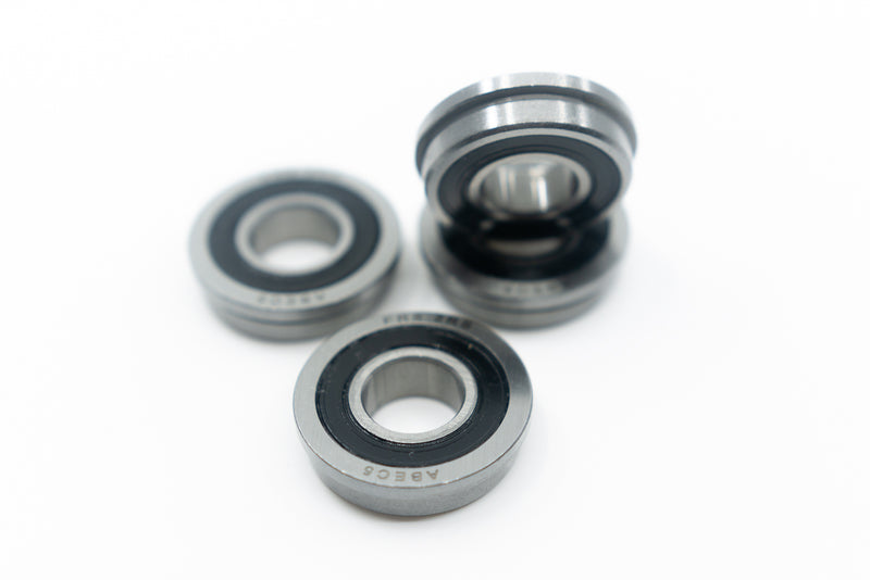 Fork Wheelchair Bearings High Performance Flanged R8 (FR8) 1/2" ABEC-5 1/2x1-1/8x.3125" (4-Pack)