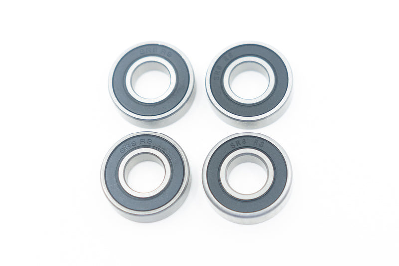 Stainless Steel Shower Wheelchair Bearing SR8 1/2" ABEC-1 1/2x1-1/8x.3125" (4-Pack)