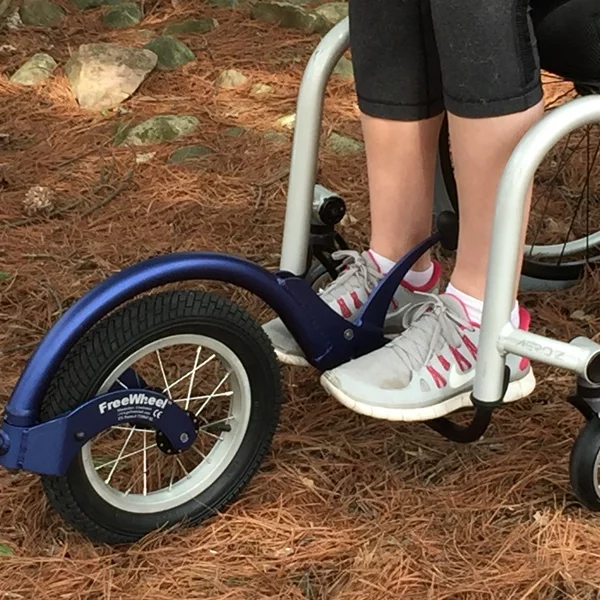 Freewheel Wheelchair Attachment in Blue