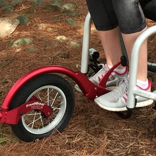 Freewheel Wheelchair Attachment In Red