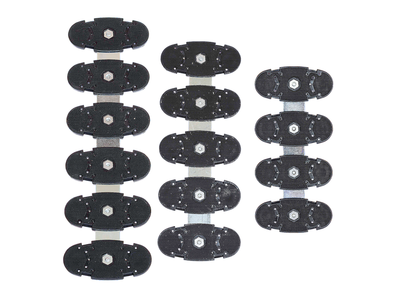 Tarta Wheelchair Backrest Back support sizes, 6 rib, 5 rib and 4 rib shown